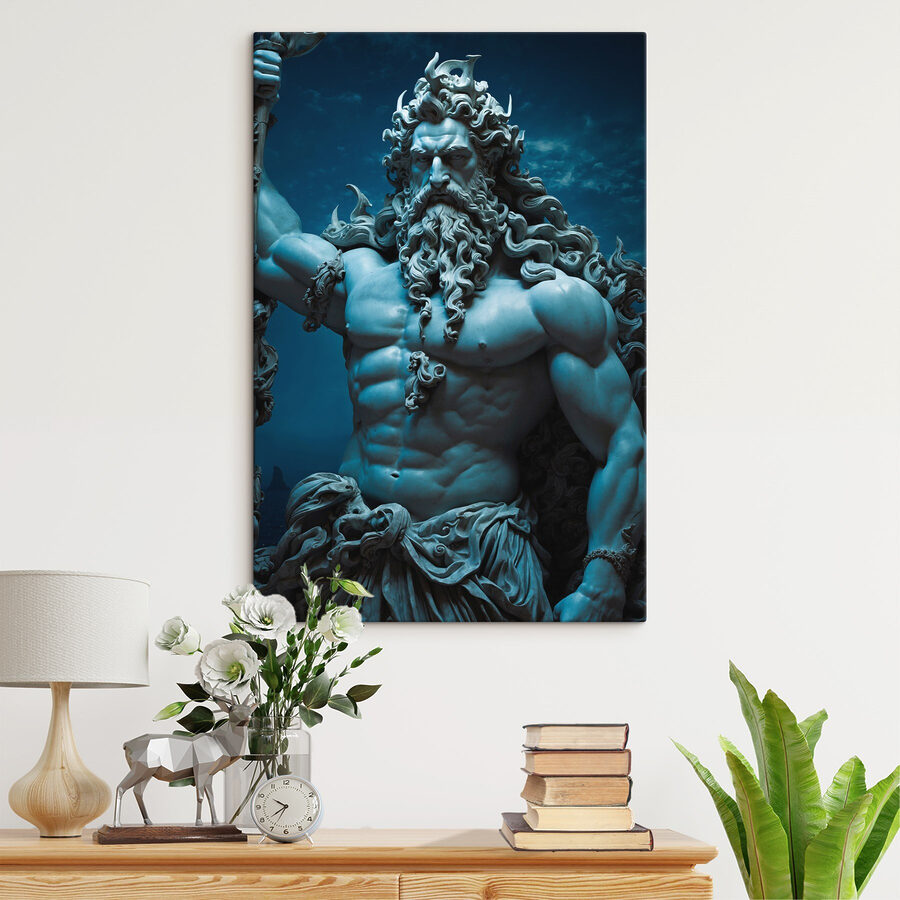 Tableaux Statue d'un homme à la longue barbe – Image 3
