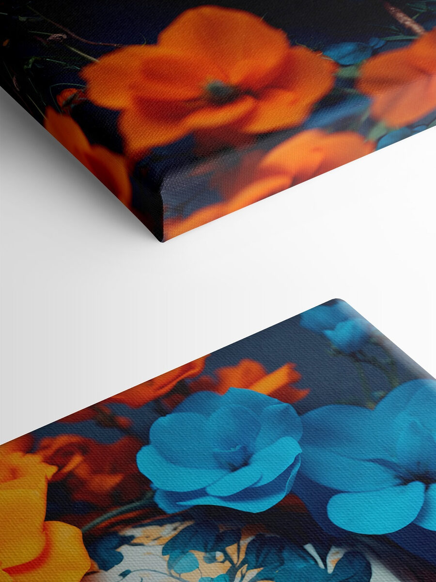 Tableaux Crâne avec des fleurs autour – Image 5