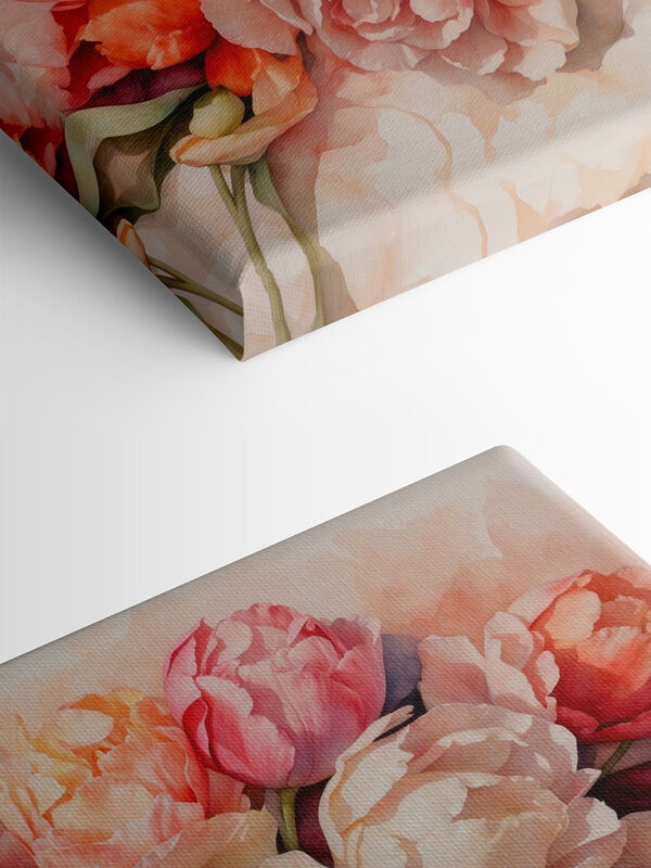 Groupe de fleurs sur une surface blanche Groupe de fleurs sur une surface blanche