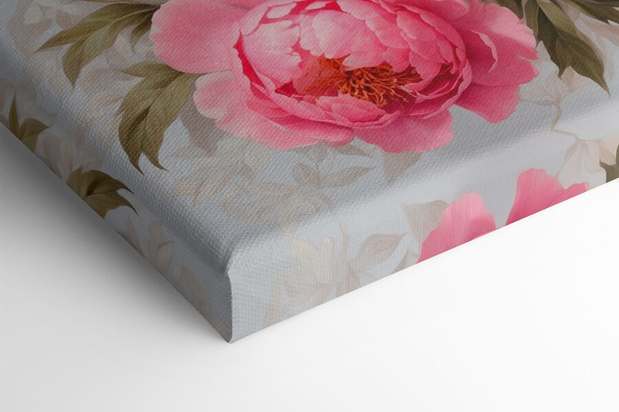 Groupe de fleurs roses et blanches
