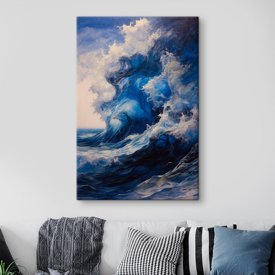 Grande vague dans l'océan