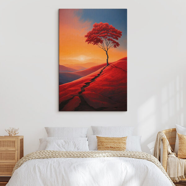 Arbre sur une colline Arbre sur une colline