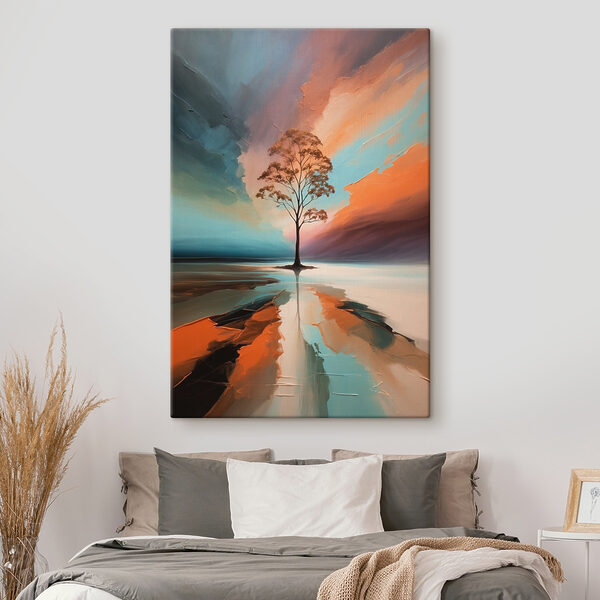 Arbre au milieu d'un lac Arbre au milieu d'un lac