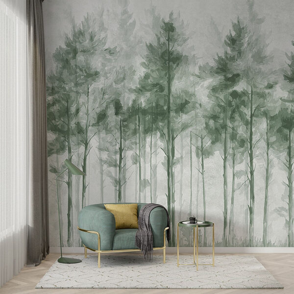 Groupe d'arbres dans une forêt Groupe d'arbres dans une forêt