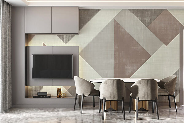 Abstract geometric design in muted tones Abstract geometric design in muted tones