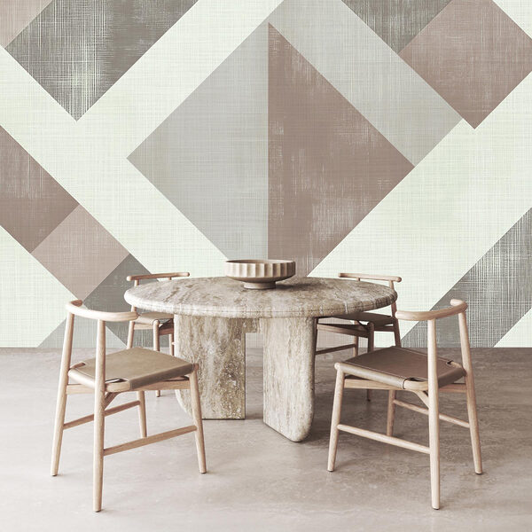 Abstract geometric design in muted tones Abstract geometric design in muted tones