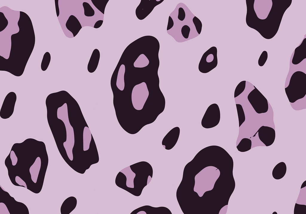 Motif tacheté violet et noir Motif tacheté violet et noir