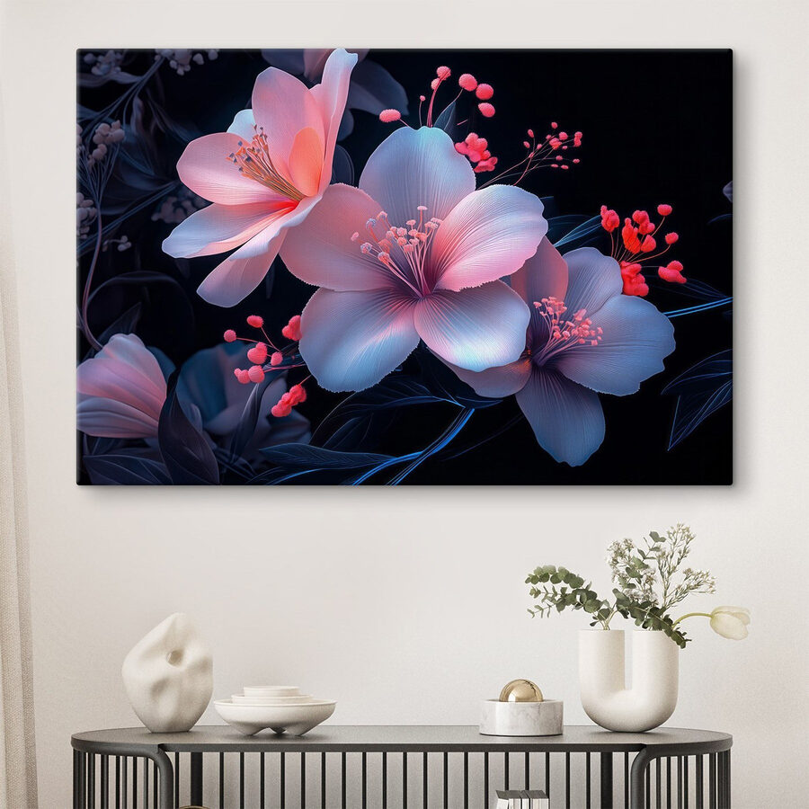 Des fleurs délicates aux teintes douces