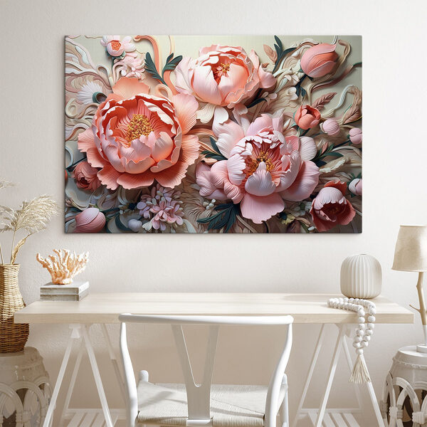 L'élégance florale dans des tons doux L'élégance florale dans des tons doux