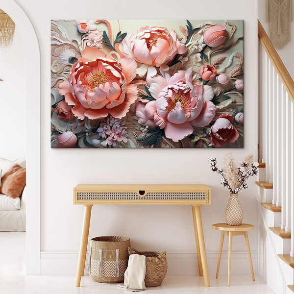 L'élégance florale dans des tons doux L'élégance florale dans des tons doux
