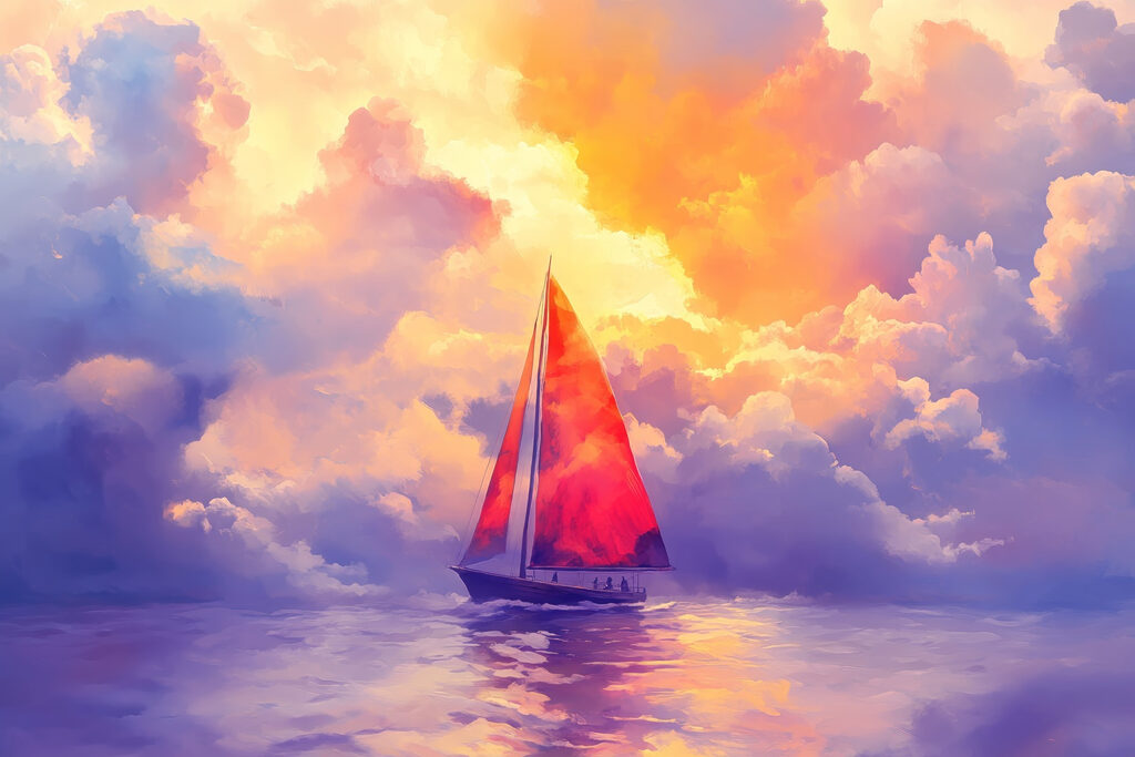 Sailboat in the water Sailboat in the water