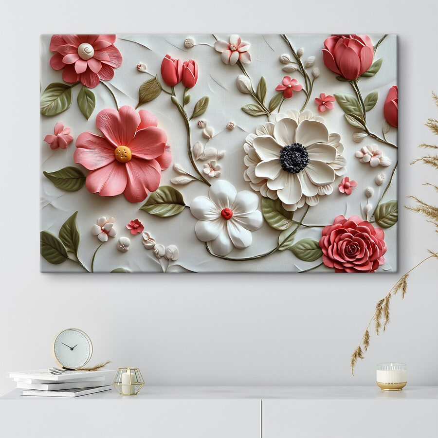 Fleurs éclatantes dans un arrangement délicat