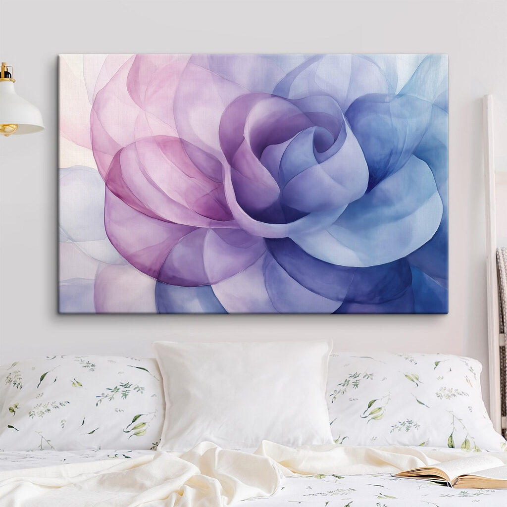 Delicate petals in soft hues