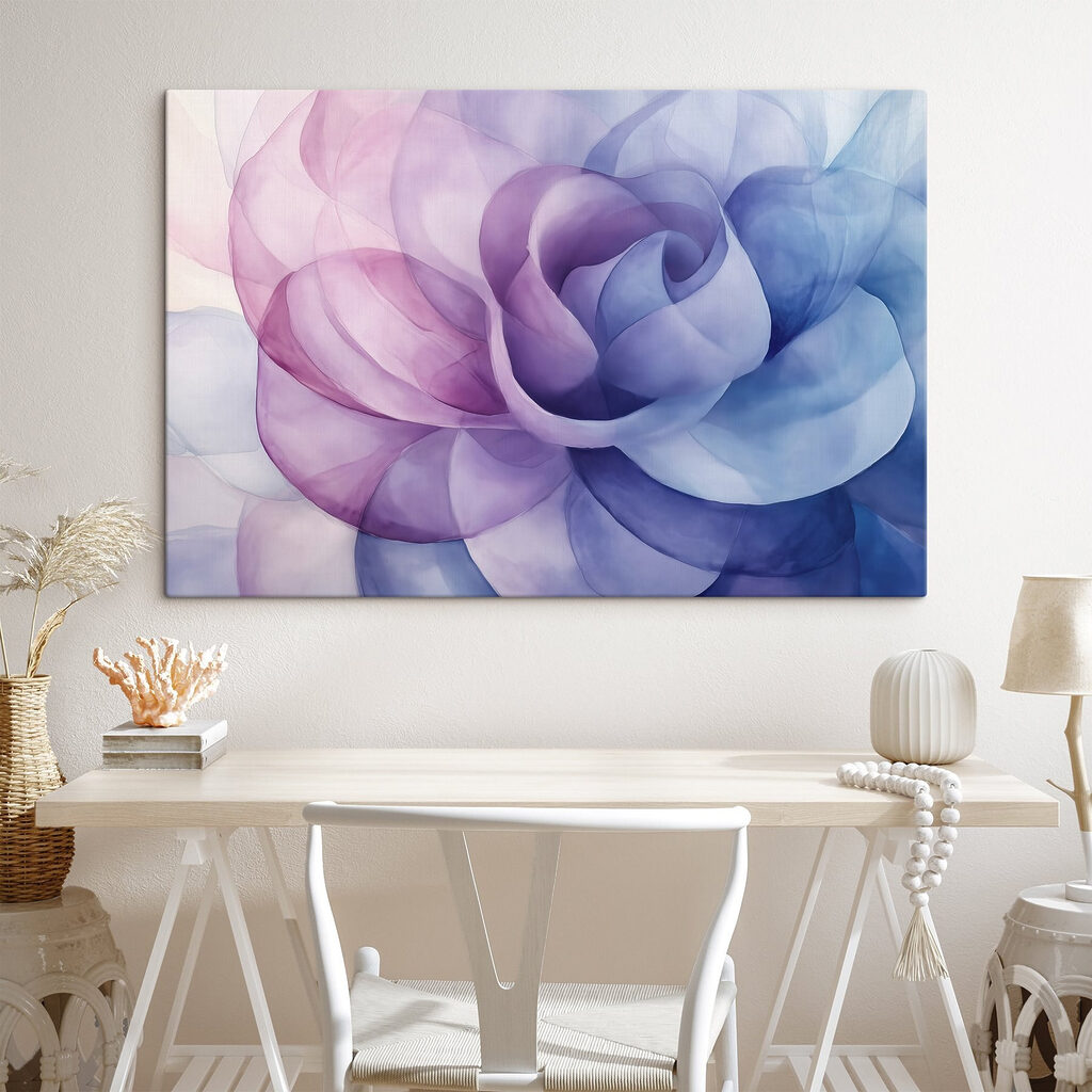 Delicate petals in soft hues