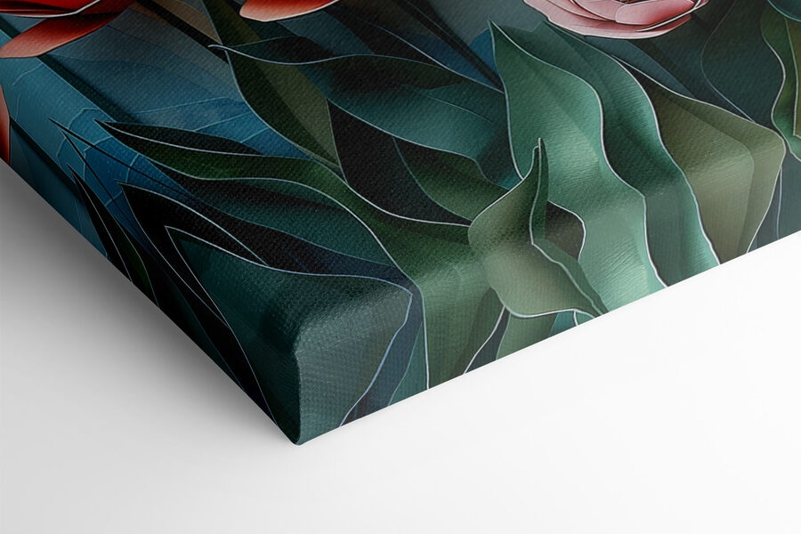 Groupe de fleurs en papier
