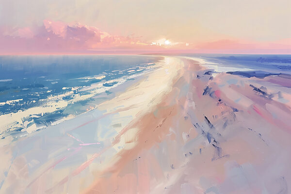 Plage avec coucher de soleil Plage avec coucher de soleil