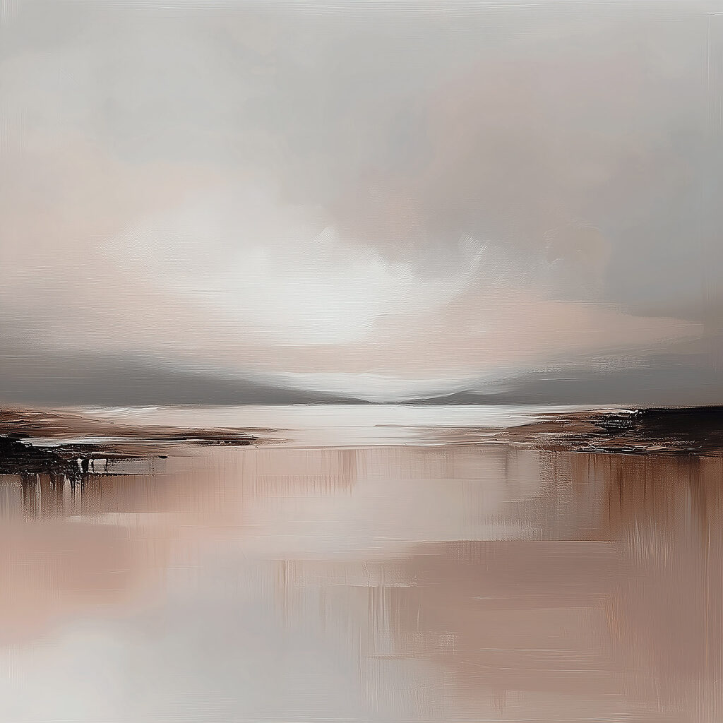 Water with a cloudy sky