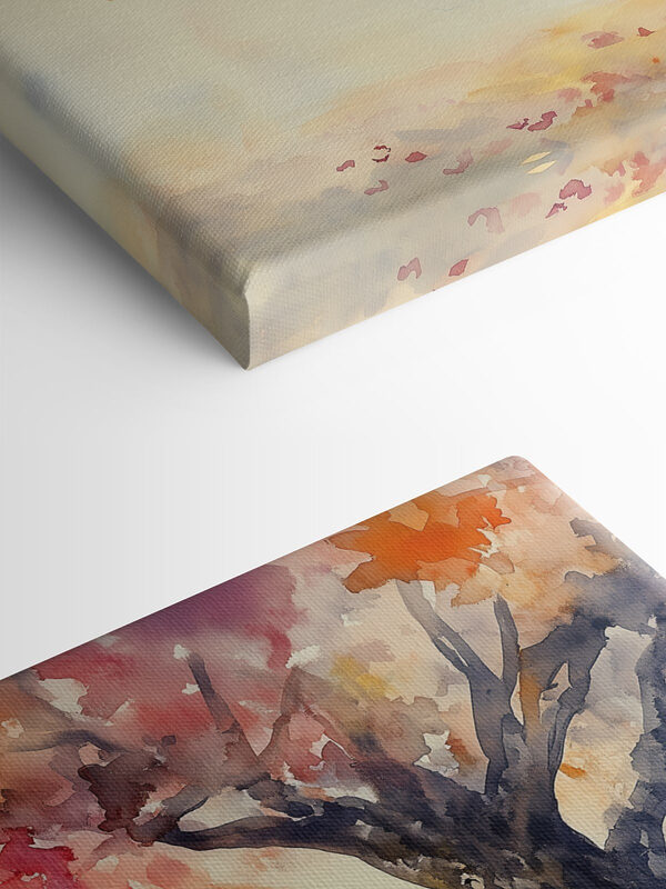 Aquarelle d'une personne assise sous un arbre Aquarelle d'une personne assise sous un arbre