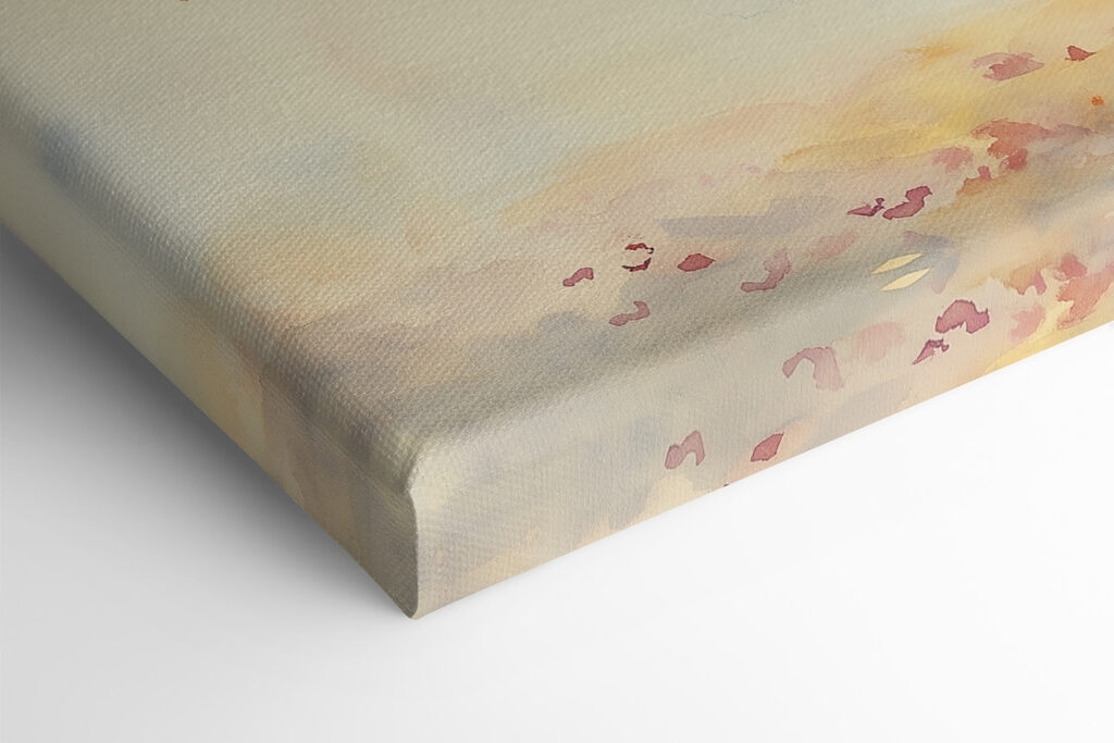 Watercolor painting of a person sitting under a tree