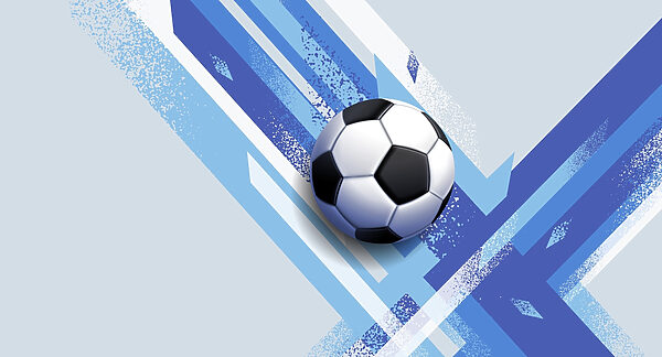 Ballon de football sur fond bleu et blanc w02347p 600x324 - Ballon de football sur fond bleu et blanc