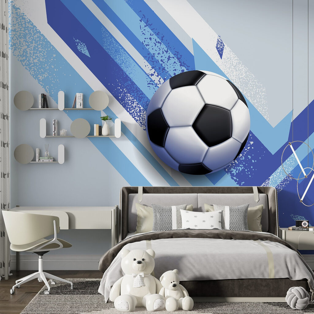Ballon de football sur fond bleu et blanc w02347pir4ms 1024x1024 - Ballon de football sur fond bleu et blanc