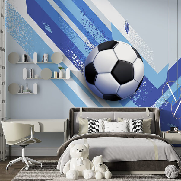 Ballon de football sur fond bleu et blanc w02347pir4ms 600x600 - Ballon de football sur fond bleu et blanc