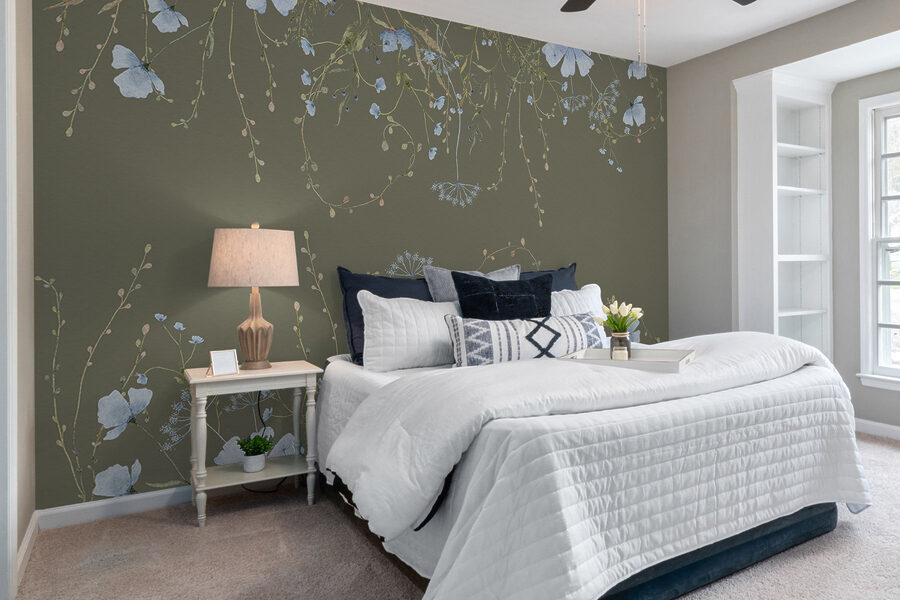 Motif de fleurs et de plantes