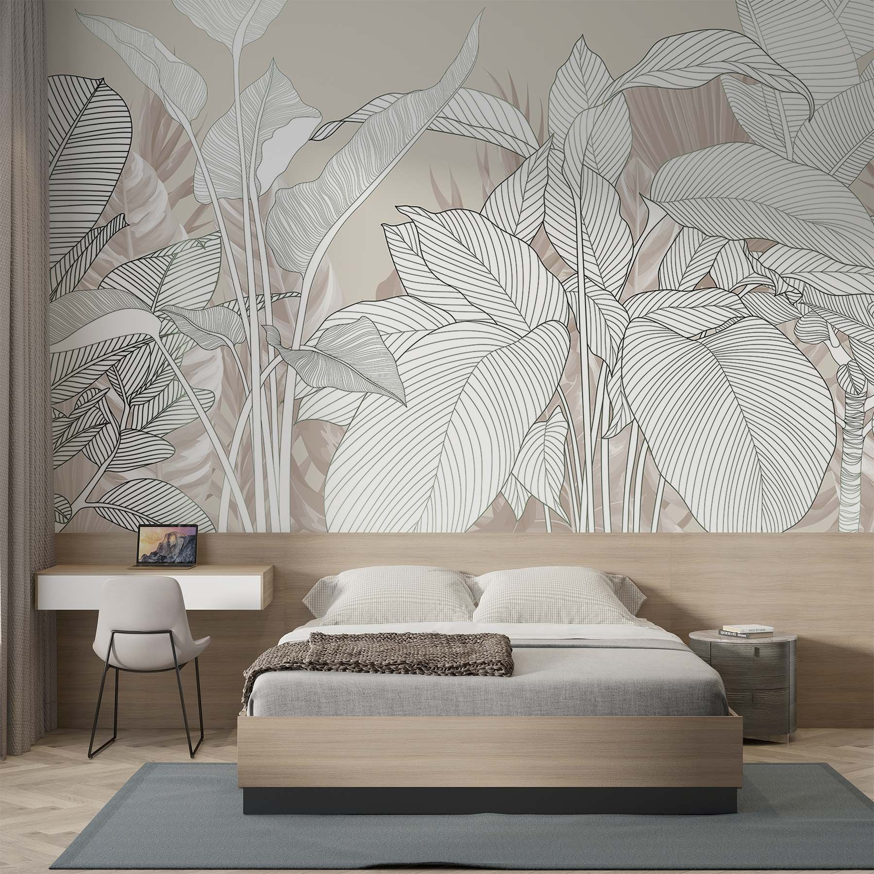 Delicate lines and soft textures