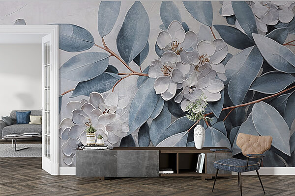 Peinture de fleurs et de feuilles w08437pig16r 600x400 - Peinture de fleurs et de feuilles