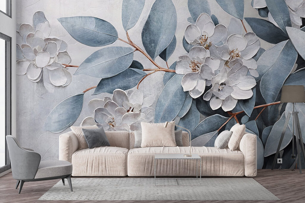 Peinture de fleurs et de feuilles w08437pig50mr 1024x683 - Peinture de fleurs et de feuilles