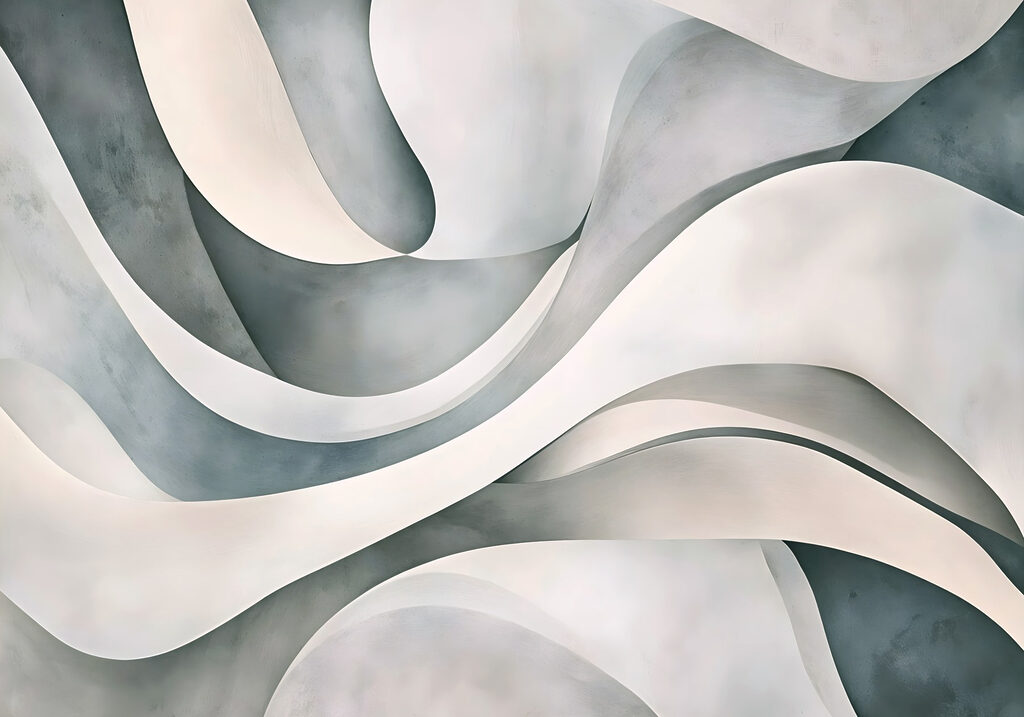Lignes ondulées blanches et grises Lignes ondulées blanches et grises