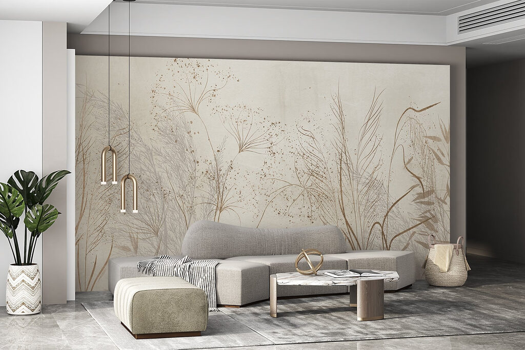 Calm and serene nature illustration