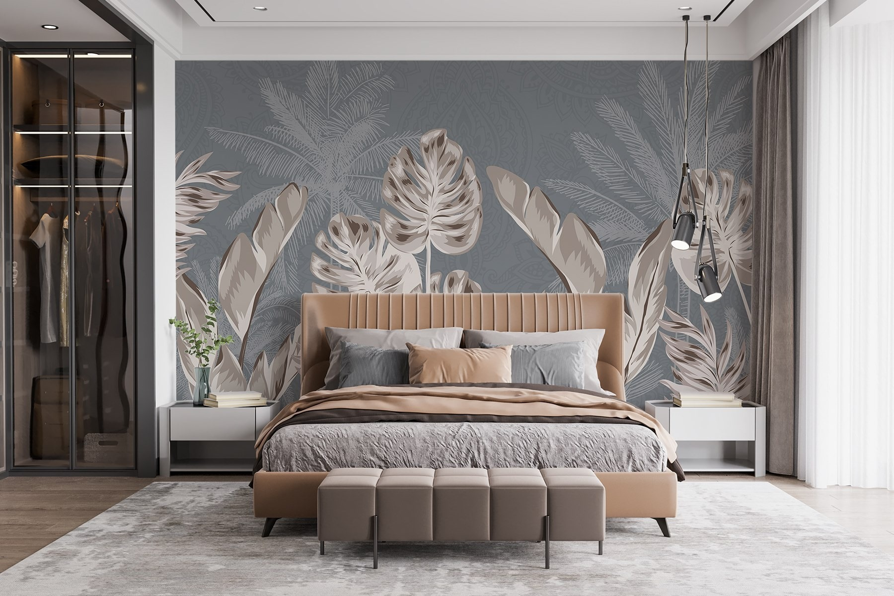 Elegant botanical design with soft hues