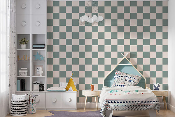 Motif de carrés sur une table Motif de carrés sur une table