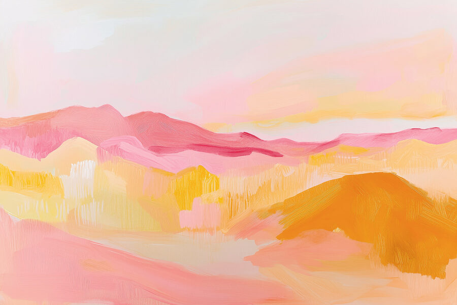Peinture d'un désert