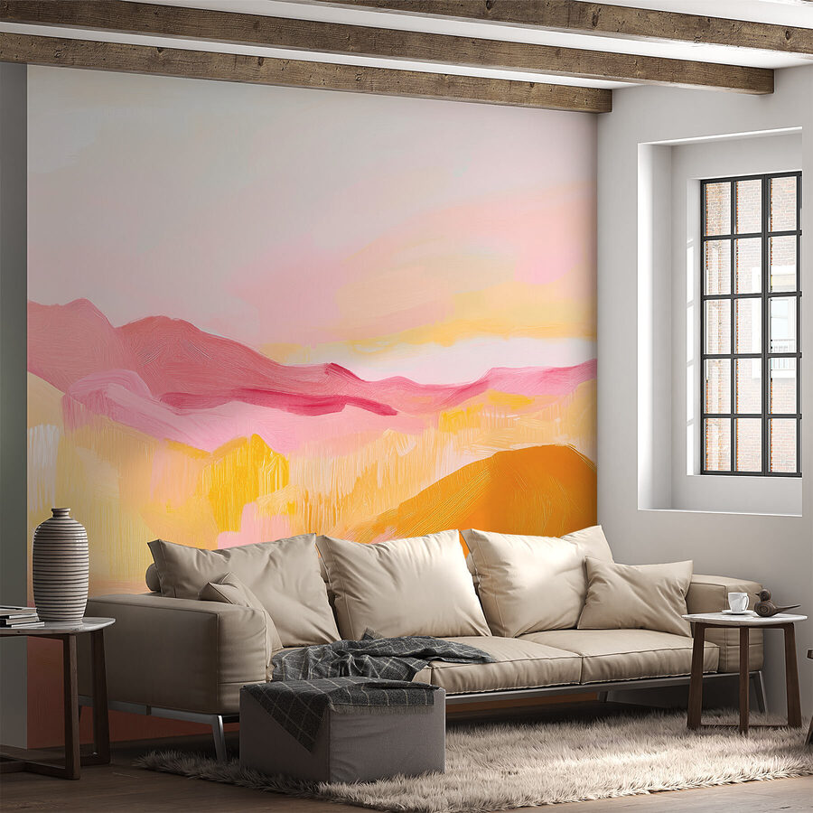 Peinture d'un désert