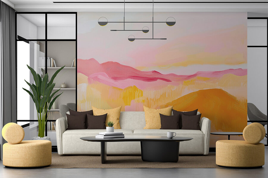 Peinture d'un désert