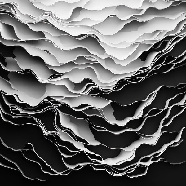 Image en noir et blanc d'un fond blanc et noir Image en noir et blanc d'un fond blanc et noir