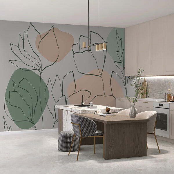 Dessin de fleurs et de feuilles Dessin de fleurs et de feuilles