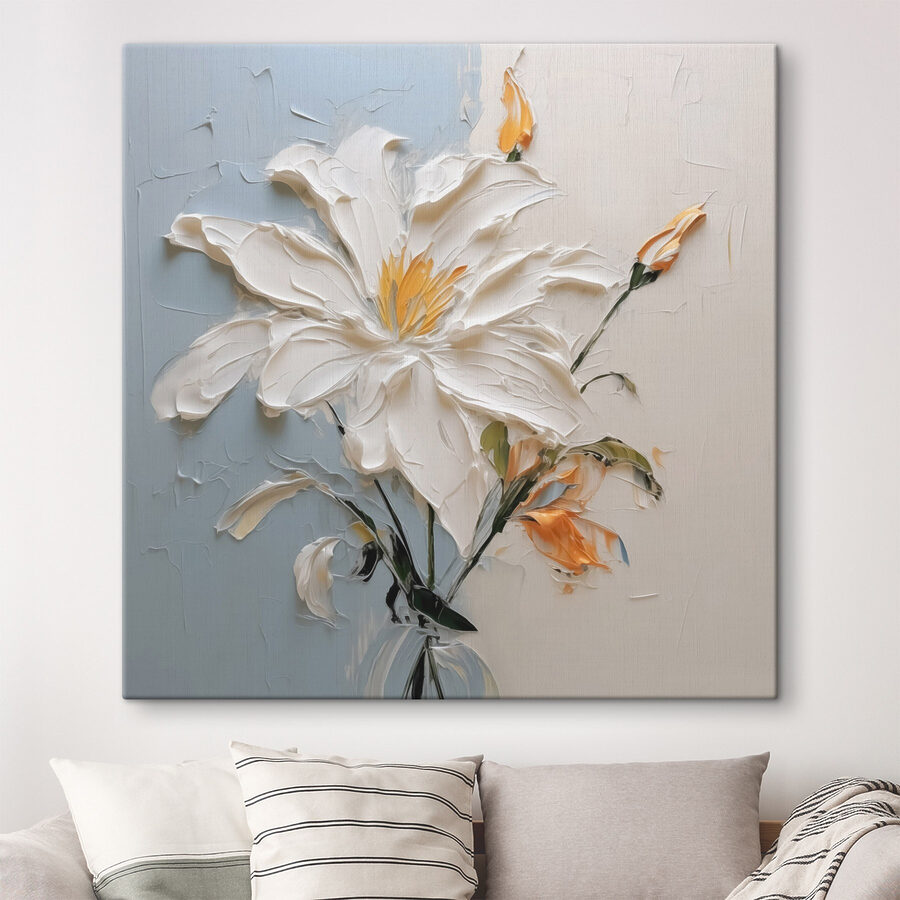 Peinture d'une fleur