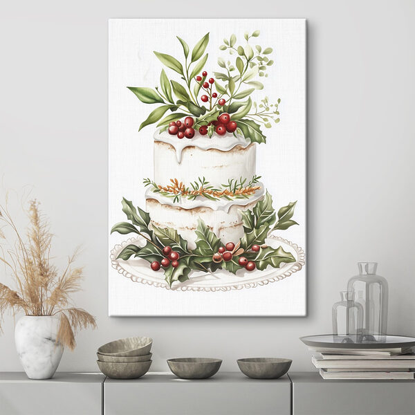 Gâteau aux baies et aux feuilles Gâteau aux baies et aux feuilles