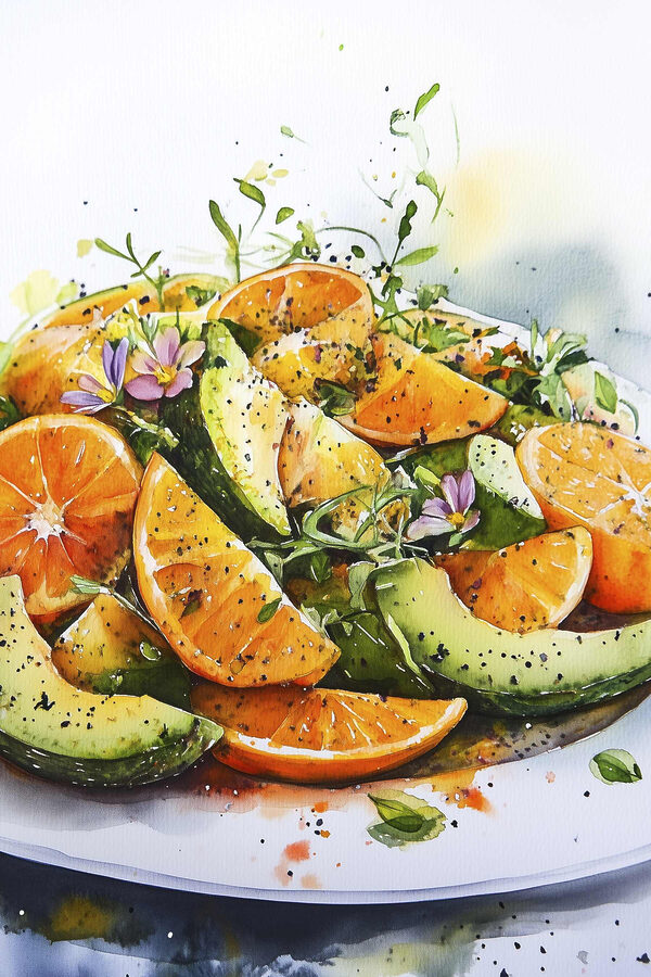 Assiette de fruits et légumes Assiette de fruits et légumes