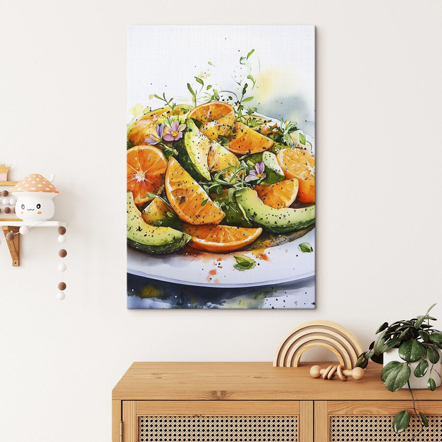 Assiette de fruits et légumes Assiette de fruits et légumes