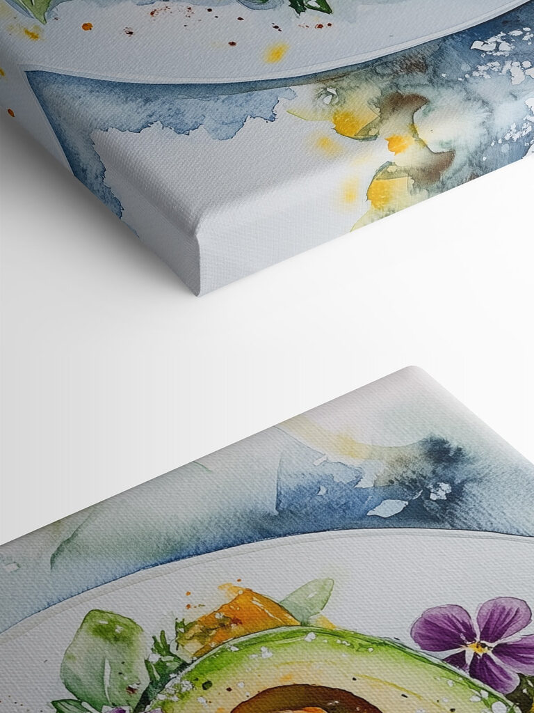 Plate of food with oranges and avocado