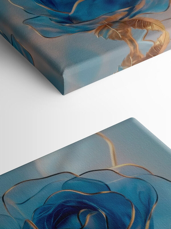 Roses bleues délicates dans une lumière douce Roses bleues délicates dans une lumière douce