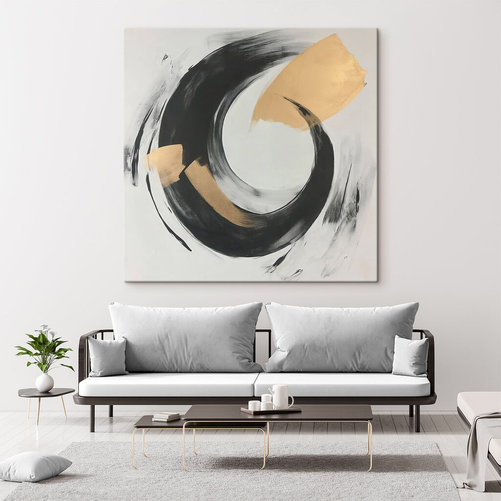 Dynamic interplay of black and white