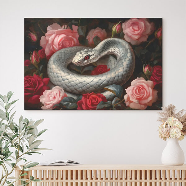 Un serpent dans un lit de roses Un serpent dans un lit de roses