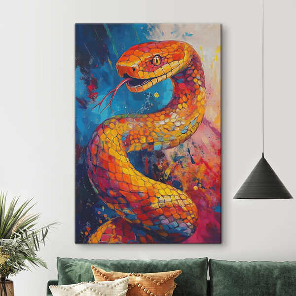 Peinture d'un serpent Peinture d'un serpent