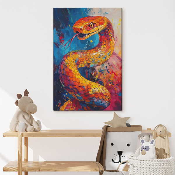 Peinture d'un serpent Peinture d'un serpent
