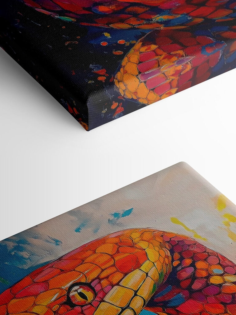 Painting of a snake